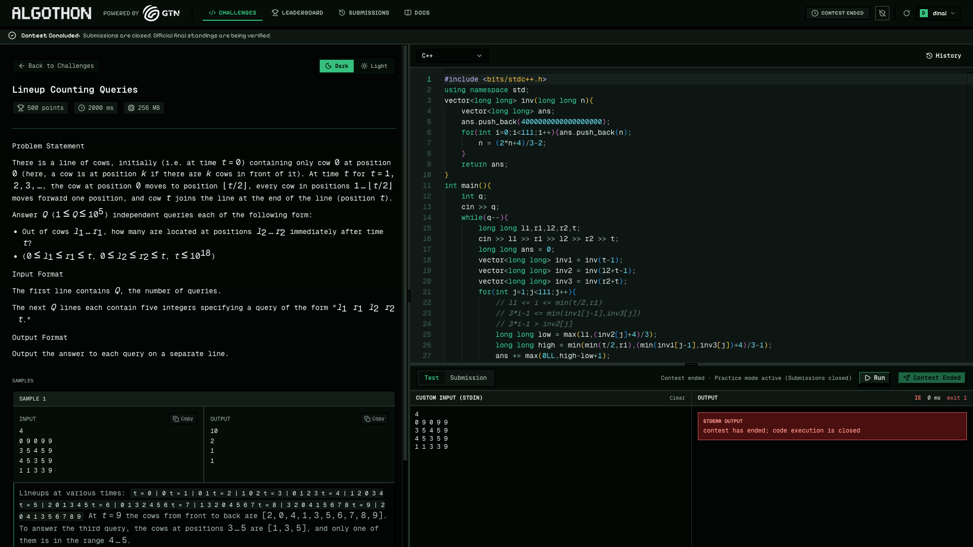 Competitor Workspace